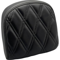 Sissy Bar Pad - Double Diamond - Dull - Small