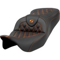 Roadsofa™ Seat - Lattice Stitch - Orange Stitch