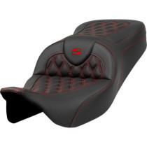 Roadsofa™ Seat - Lattice Stitch - Red Stitch