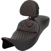 RoadSofa™ Seat - Honeycomb - Red Stitch - with Backrest