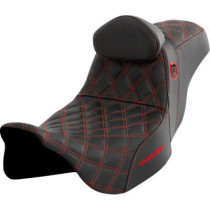 Pro Series SDC Performance Seat - with Backrest - Red Stitch