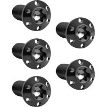 BOLT KIT ROTOR REAR HOLESHOT 5 PACK HUB MOUNT., BLK