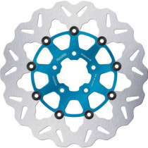 BRAKE DISC FLOATING WAVE BLUE