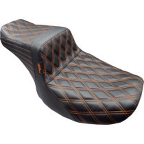 SEAT TAILWHIP BURNT ORANGE DBL DMD 23,24 FLHXSE/FLTRXSE