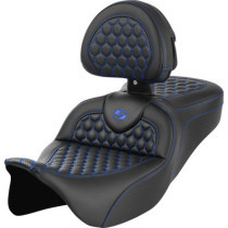 RoadSofa™ Seat - Honeycomb - Blue Stitch - with Backrest