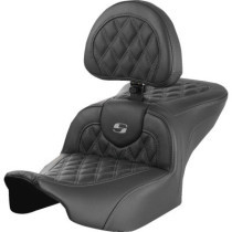 RoadSofa™ Seat - with Backrest - Lattice Stitch - Gray Stitch