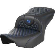 RoadSofa™ Seat - without Backrest - Honeycomb - Blue Stitch