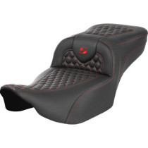 RoadSofa™ Seat - without Backrest - Red Stitch - Extended