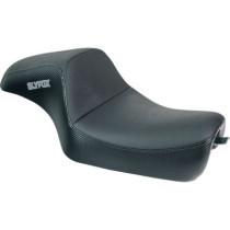 Seat Slyfox Blk Vinyl w/slipstp Smooth CF Gry Logo XL 04-22