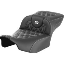 RoadSofa™ Seat - without Backrest - Lattice Stitch - White Stitch - Extended