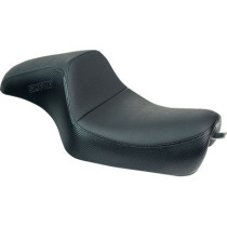 Seat Slyfox Blk Vinyl w/slipstp Smooth CF Blk Logo XL 04-22