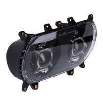 Bright, RG dual LED headlamp unit assembly.