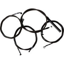 Handlebar Cable/Brake Line Kit - Complete - 15" - 17" Handlebars - Midnight