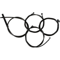 Handlebar Cable/Brake Line Kit - Complete - 18" - 20" Handlebars - Midnight