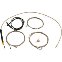 Cable Kit - 12" - 14" Handlebars - Stainless