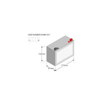 Batterie CX20L - 12V - 385A - 18AH - Softail et Dyna à partir de 1997, Sportster de 1997 à 2003 et V Rod à partir de 2007