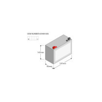 Batterie CX14 - 12V - 275A - 12AH - V Rod de 2002 à 2007