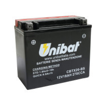 Batterie CBTX20-BS - 12V - 270A - 18AH - FX de 1971 à 1984, Softail de 1984 à 1990 et Sportster de 1979 à 1996