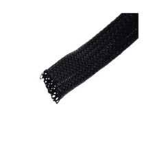 NAMZ, braided flex sleeving. Black, 1/2" (12.7mm) ID