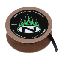 NAMZ, heat shrink tube. 25ft roll, 3/8" (9.53mm). Black