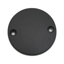  Smooth Point Cover for Big Twins Textured Black Powder Coated 