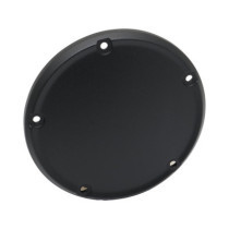  Smooth Derby Cover for Big Twins 5-hole Textured Black Powder Coated 