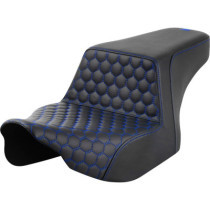 Step-Up Seat - Front Honeycomb - Blue Stitching