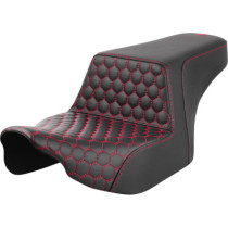 Step-Up Seat - Front Honeycomb - Red Stitching