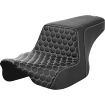 Step-Up Seat - Front Honeycomb - White Stitching