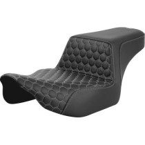 Step-Up Seat - Extendeded Reach - Front Honeycomb - Silver Stitch