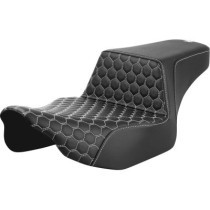 Step-Up Seat - Extendeded Reach - Front Honeycomb - White Stitch