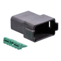 NAMZ, Deutsch connectors. Gray, receptable, 12-pins