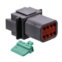 NAMZ, Deutsch connectors. Gray, receptable, 8-pins