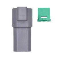 NAMZ, Deutsch connectors. Gray, receptable, 6-pins