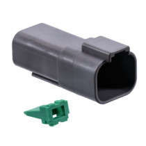 NAMZ, Deutsch connectors. Gray, receptable, 4-pins