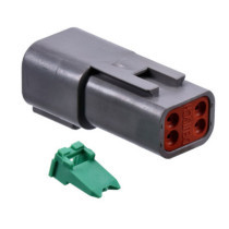 NAMZ, Deutsch connectors. Gray, receptable, 4-pins