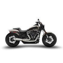 Ligne d'échappement 2 en 1 ZARD Short Cone - Softail à partir de 2018 (Sauf Fat Boy et Breakout) - Inox