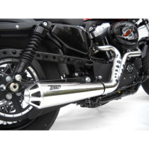 Ligne d'échappement 2 en 1 ZARD Conique - Sportster à partir de 2014 - inox