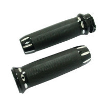  Panorama Grips Black Raw Cut 1" Gloss Cable operated 