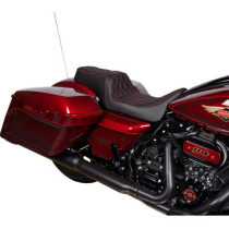 Seat Predator 1-up Vinyl Double Diamond Red FLH 2008-2023