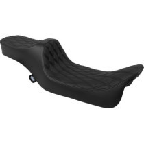 Seat Predator 3 2-Up Ext. Double Dia Black Vinyl Touring