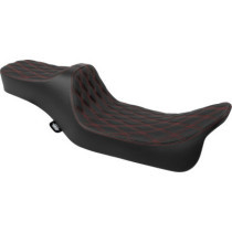 Seat Predator 3 2-Up Ext. Double Dia Red Vinyl Touring