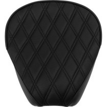 Rear Solo Seat - Wide - Double Diamond - Black Stitch - FL '97-'23