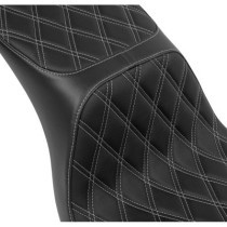 Predator 2-Up Seat - Double Diamond - Silver Stitching - FL/FX