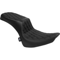 Seat Performance Predator III 2-up Black DD Vinyl Softail