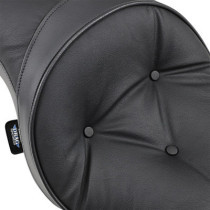 SEAT LOW-PROFILE TOURING REAR 2-UP VINYL BLACK