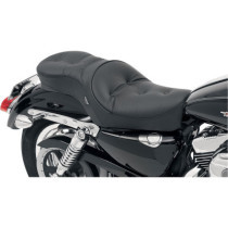 SEAT LOW-PROFILE TOURING REAR 2-UP VINYL BLACK