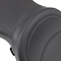 SEAT WIDE LOW-PROFILE REAR 2-UP VINYL BLACK