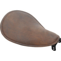 SEAT SPRING SOLO SMALL LOW-PROFILE FRONT SOLO LEATHER DISTRESSED BROWN