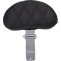 EZ Glide II Backrest - Small - Vinyl - Double Diamond Black Stitch